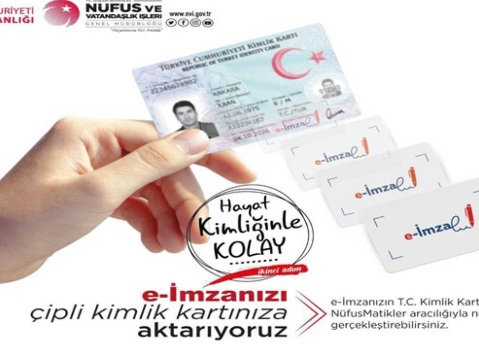 T.C. KİMLİK KARTINA E-İMZA NASIL TANIMLANIR?