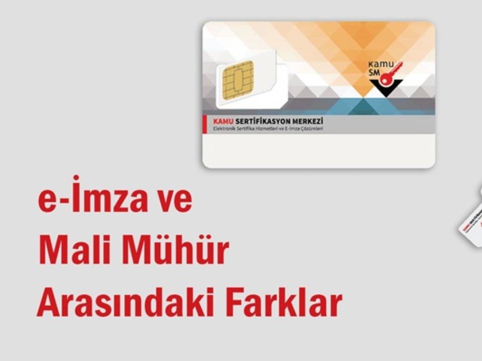 E-imza ile Mali Mühür arasındaki farklar nelerdir